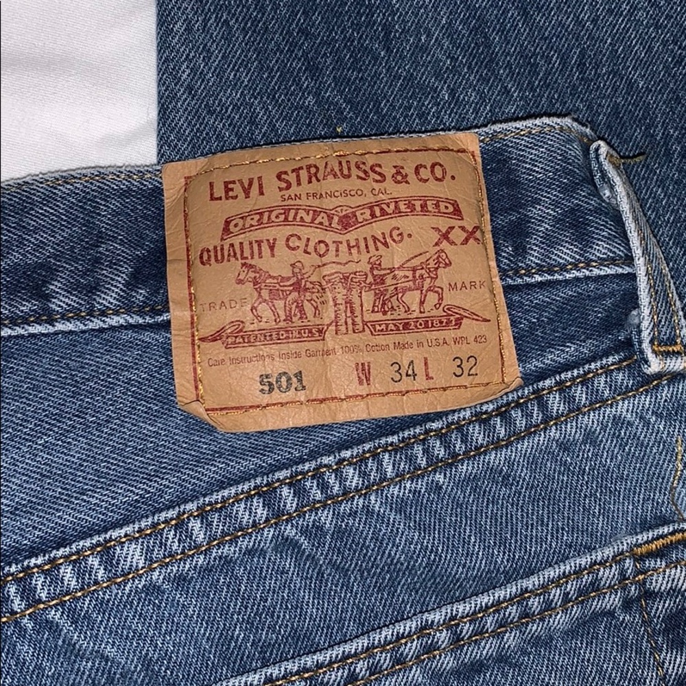 Original Vintage 501 Button Fly Levi’s Red Tag